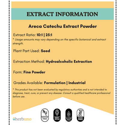 Areca Catechu (Betel Nut) Extract Powder - Bulk Supplier India