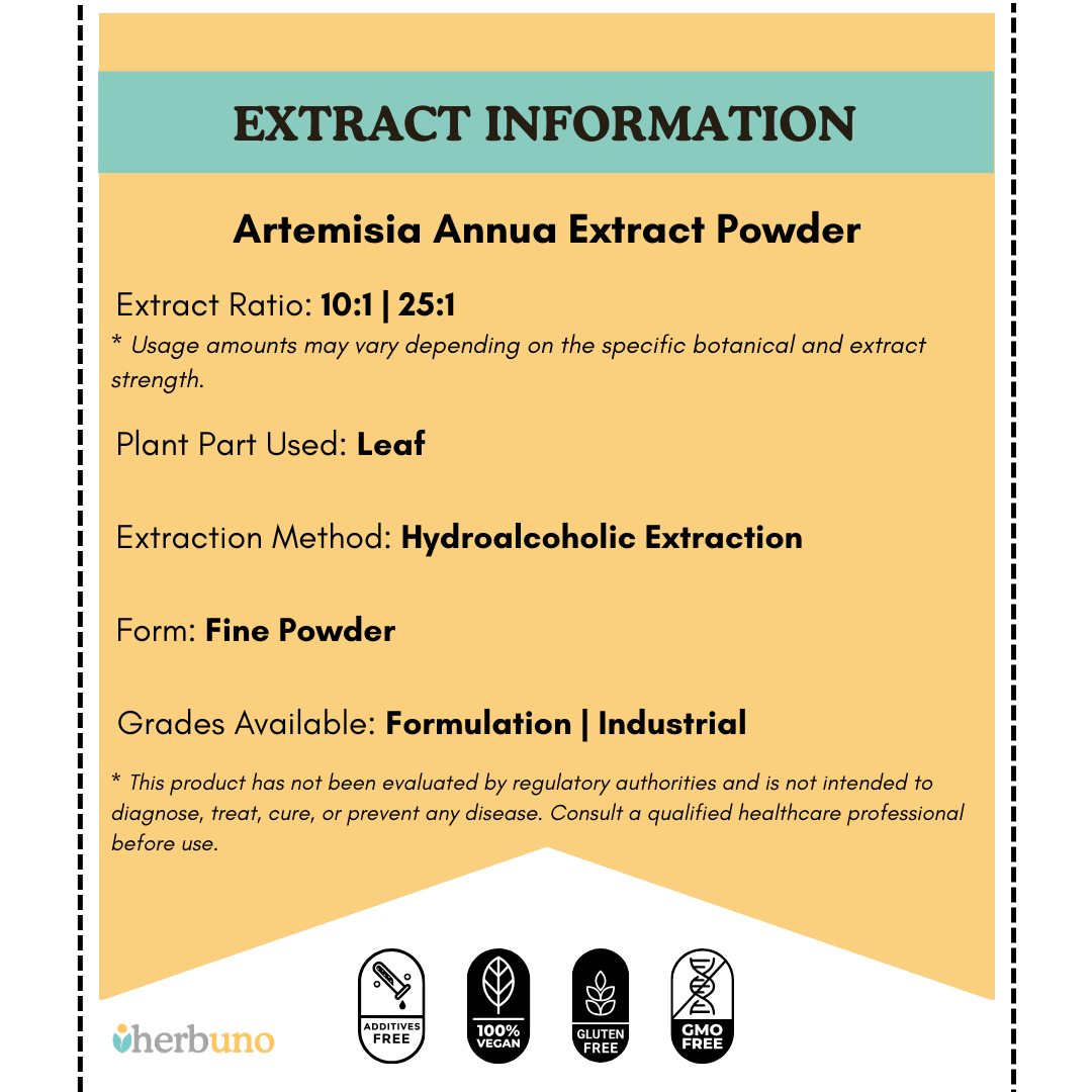 Artemisia Annua (Sweet Wormwood) Extract Powder - Bulk Supplier India