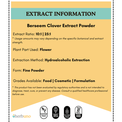Berseem Clover Extract Powder - Trifolium alexandrinum| Barsim Powder - Bulk Supplier India
