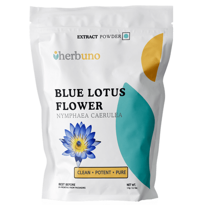 Blue Lotus Flower Extract Powder - Nymphaea caerulea | Kamal - Bulk Supplier India