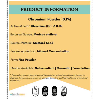 Chromium (0.1%) — from Moringa Leaf | Sahjan - Bulk Supplier India