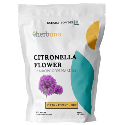 Citronella Flower Extract Powder - Cymbopogon nardus - Bulk Supplier India