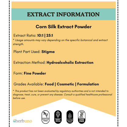 Corn Silk Extract Powder| Makki Baal Powder - Bulk Supplier India