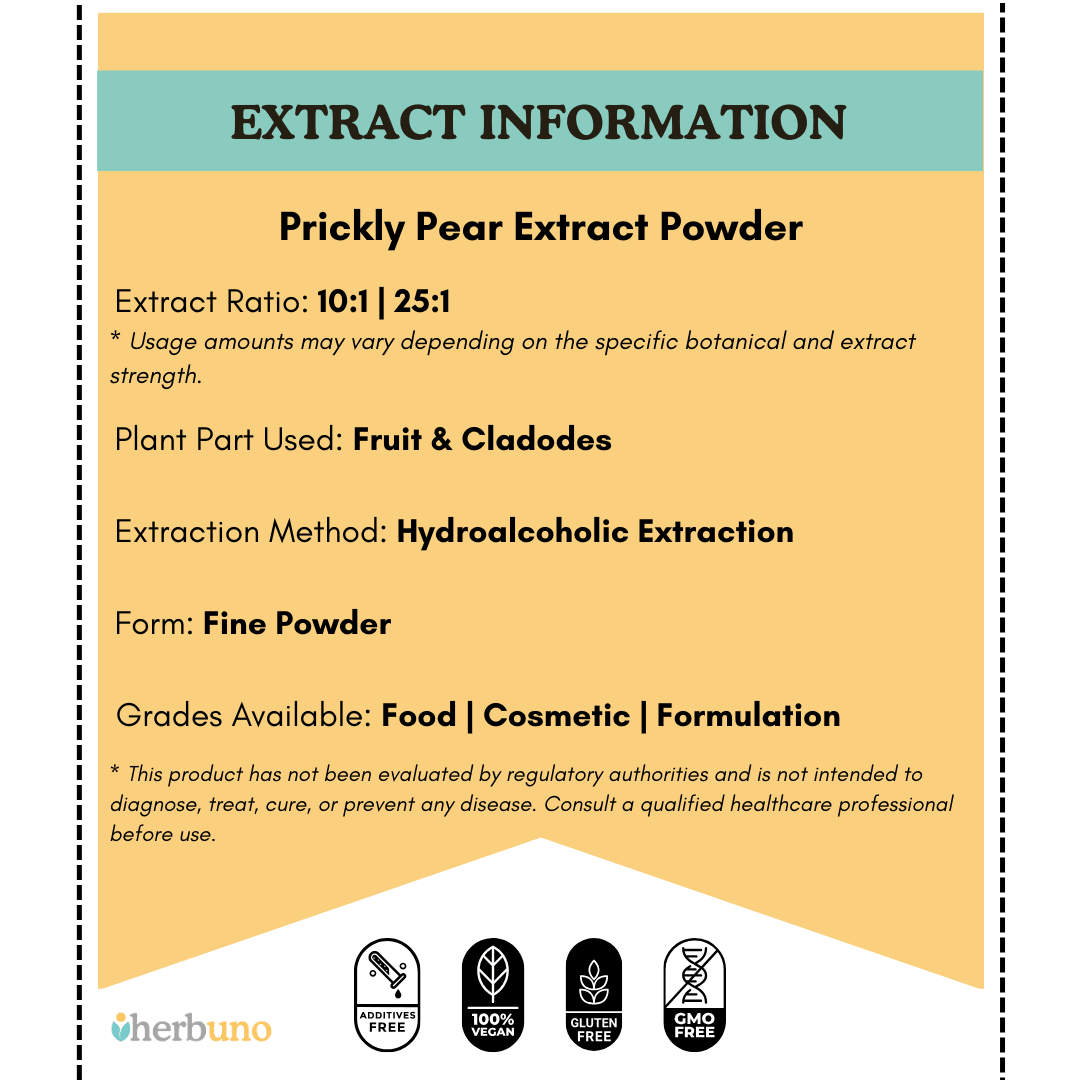 Opuntia Ficus-Indica (Prickly Pear) Extract Powder - Bulk Supplier India
