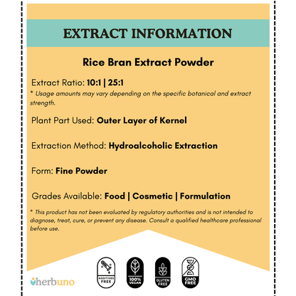 Rice Bran Extract Powder | Chawal Choker Powder - Bulk Supplier India