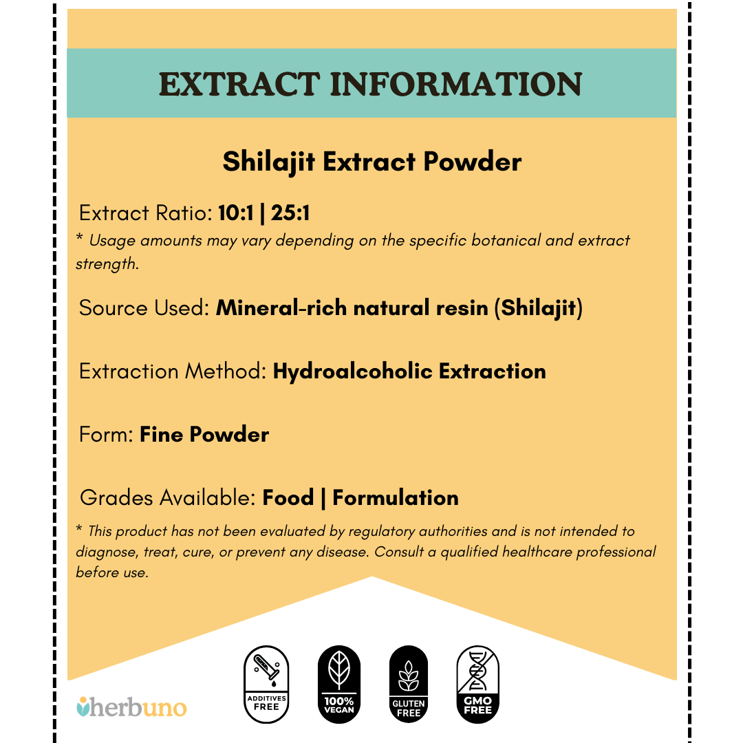 Shilajit Extract Powder | Shilajatu - Bulk Supplier India